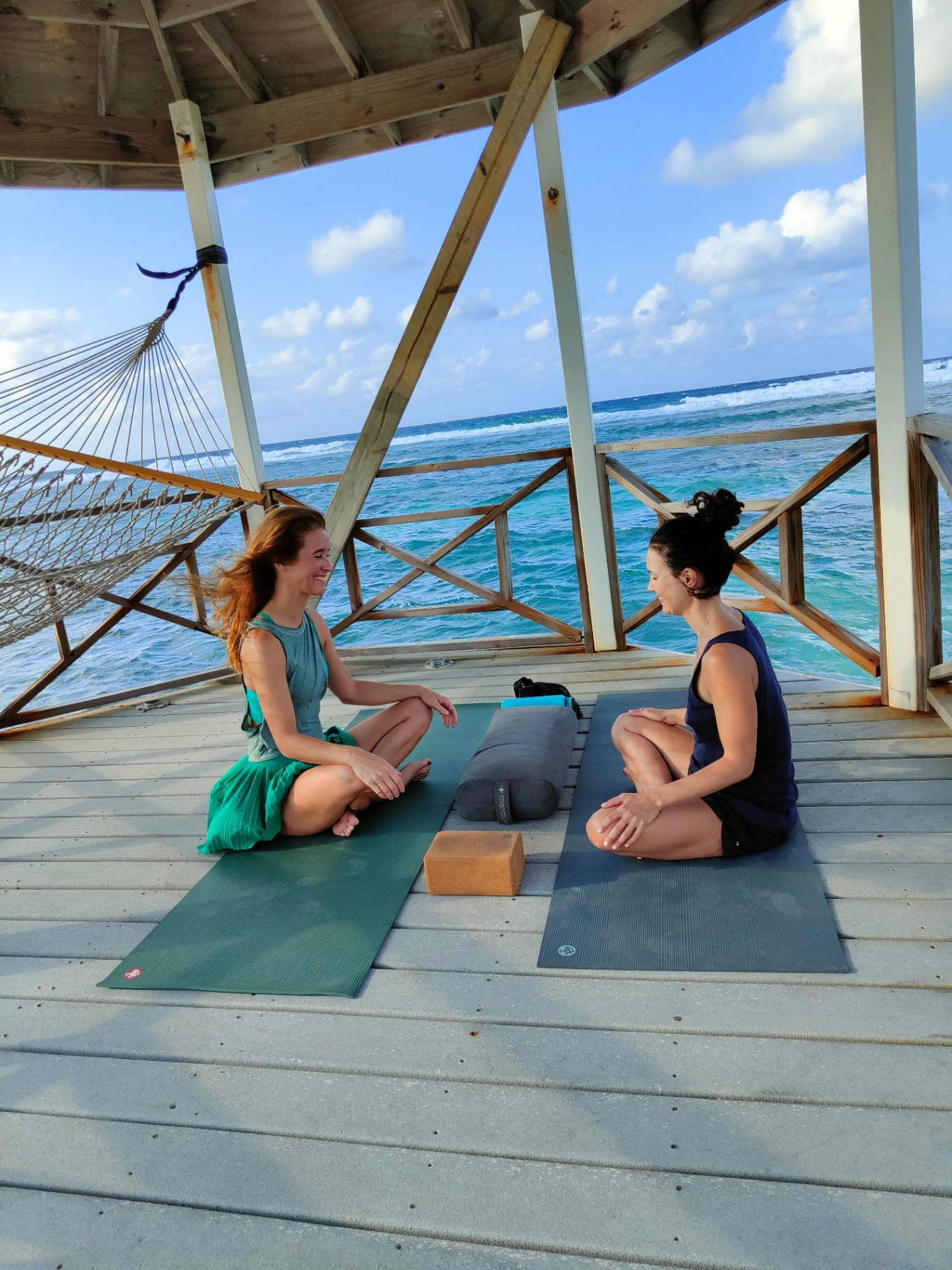 Photo from a yoga retreat — shared practice and rest in nature (5)